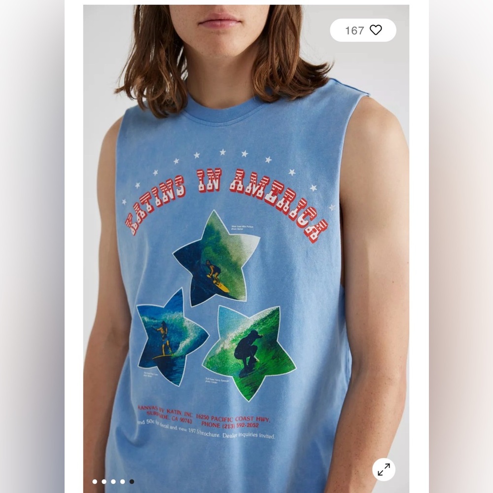 Katin UO Exclusive In America Muscle Tee. NWT.